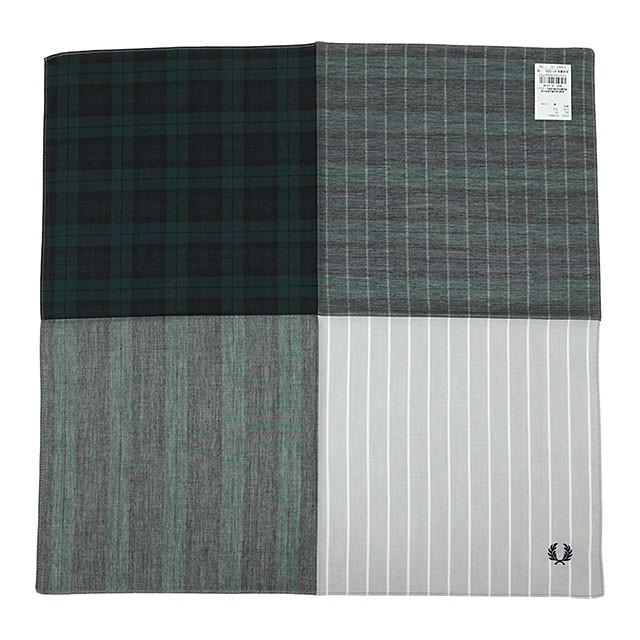 FRED PERRY 黒 ハンカチ　３枚セット Towel Handkerchief(1SZ 07：BLACK): | FRED PERRY JAPAN