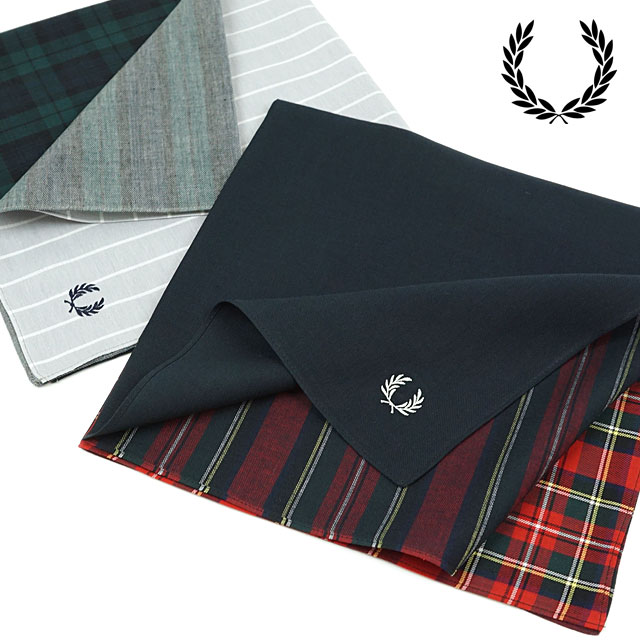 FRED PERRY フレッドペリー ハンカチ HANDKERCHIEF F19941 FW20