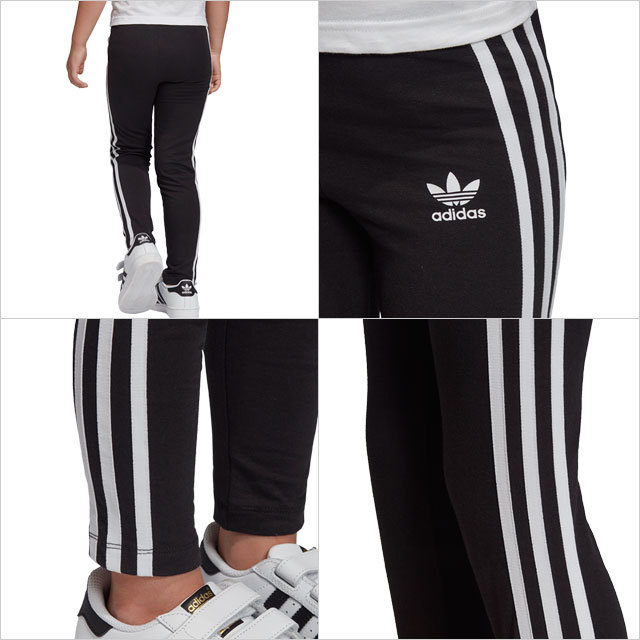 Disney100周年記念【adidas】キッズ用タイツ adidas】W リニアロゴ タイツ (adidas/スパッツ・レギンス