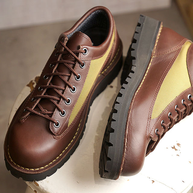 ダナー Danner BEIGE D121008 DANNER FIELD LOW N.WHEAT SS22 ゴアテックス ダナーフィールド ビブラムソール  ブラウン系 メンズ ロウ ローカットブーツ 【数量限定】 ローカットブーツ