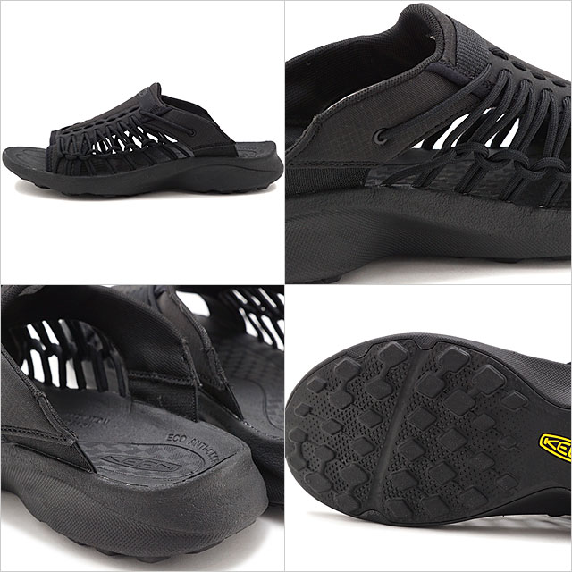 KEEN キーン ユニーク スライド 黒 27.5センチ KEEN 返品送料無料 キーン サンダル ユニーク スニーク スライド