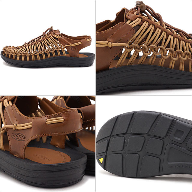 【いグリップ】 限定モデル キーン KEEN サンダル ユニーク プレミアム レザー M UNEEK PREMIUM LEATHER 1024451 SS21 メンズ アウトドア Brown ブラウン系 ミスチーフ PayPayモール店 - 通販 - PayPayモール のソールか