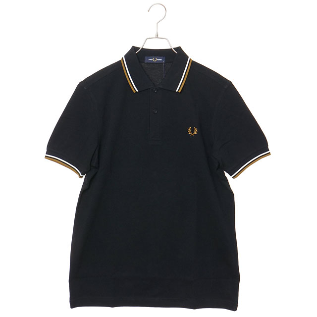 FRED PERRY ポロシャツ M3600 ブラック サイズXL FRED PERRY（フレッドペリー） ポロシャツ 半袖 メンズ ツイン
