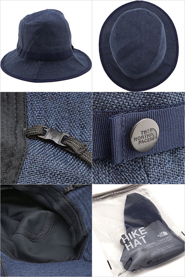 【未使用タグ付き】Soft Machine　ストローハット ネイビー THE NORTH FACE（ザ ノースフェイス） ハイクハット HIKE Hat NN01815