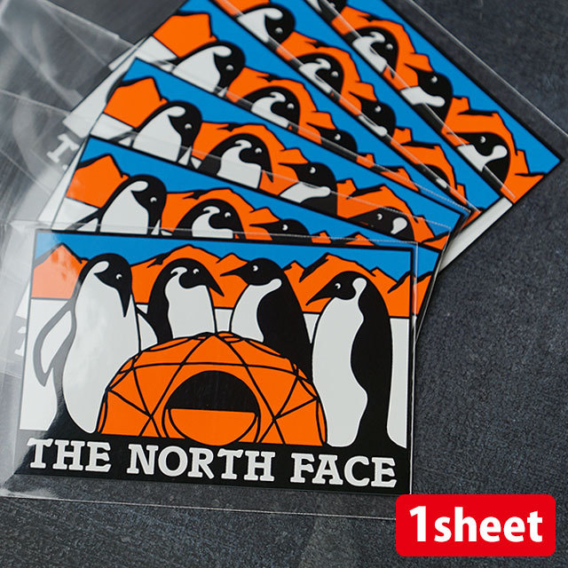 TNF Print Sticker NN32121 AT ノースフェイス ステッカー 新品 4枚セット 【98%OFF!】