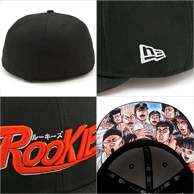 コラボ ニューエラ NEWERA キャップ ルーキーズ ROOKIES 59FIFTY 12362254 SS21 メンズ・レディース 帽子  ベースボールキャップ BLACK ブラック系 : 10067630 : ミスチーフ - 通販 - Yahoo!ショッピング