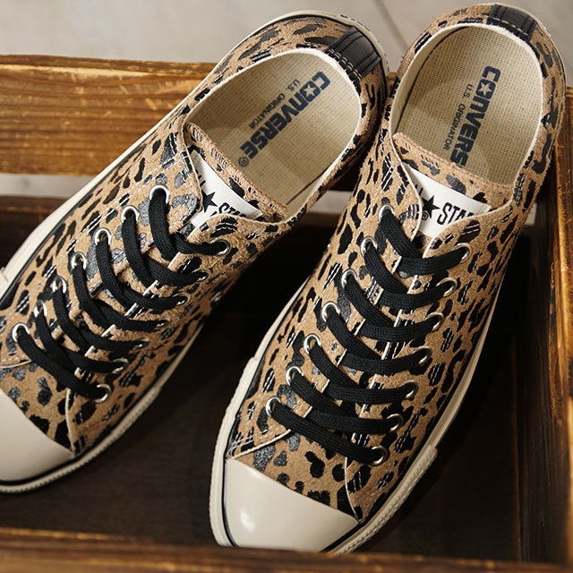 はコンバー コンバース SUEDE ALL STAR US LEOPARD OX 31304740 FW21