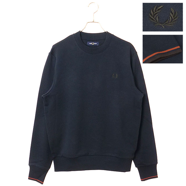 フレッドペリー FRED PERRY クルーネック スウェットシャツ M7535 CREW NECK SWEATSHIRT メンズ トップス トレーナー 長袖 当店激オシ 正規取扱店 | FRED PERRY | 05