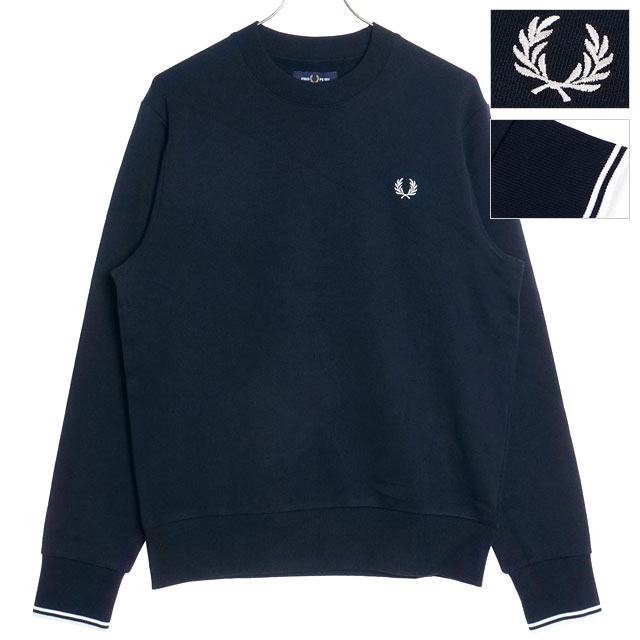 フレッドペリー FRED PERRY メンズ クルーネック スウェットシャツ CREW NECK SWEATSHIRT M7535 FW21 トップス トレーナー