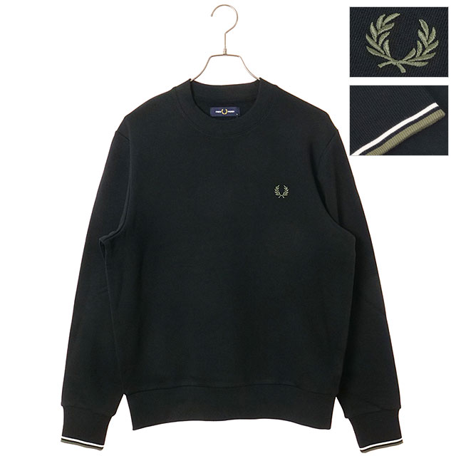 フレッドペリー FRED PERRY クルーネック スウェットシャツ M7535 CREW NECK SWEATSHIRT メンズ トップス トレーナー 長袖 当店激オシ 正規取扱店 | FRED PERRY | 06