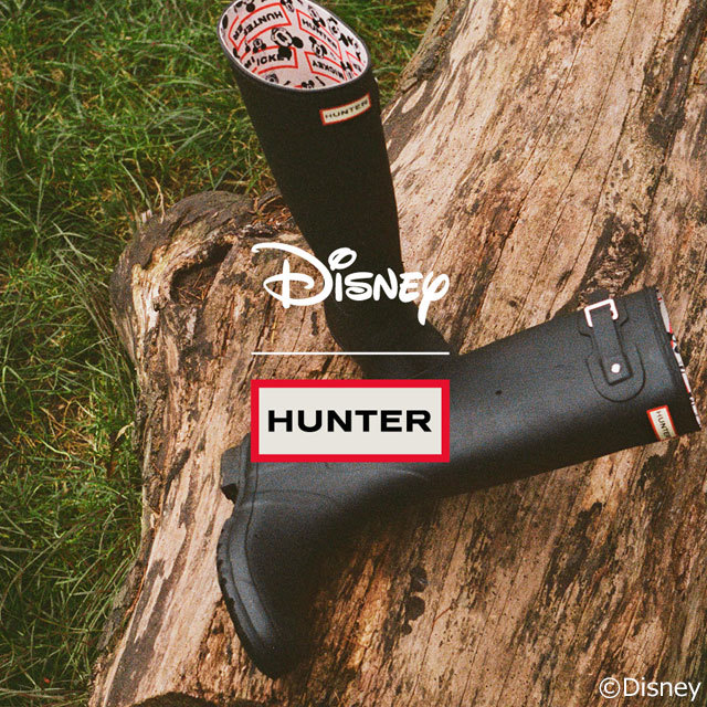HUNTER（ハンター） 限定コラボ オリジナル トールブーツ ディズニー