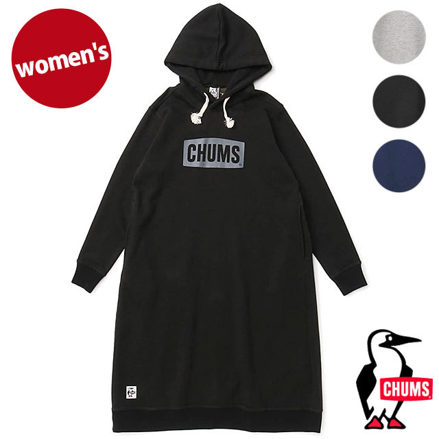 をわかせる チャムス Logo Long Parka Ch18 1175 Fw21 トップス Usaコットン スウェットフーディーワンピース ミスチーフ Paypayモール店 通販 Paypayモール Chums レディース チャムスロゴロングパーカー W Chums トである