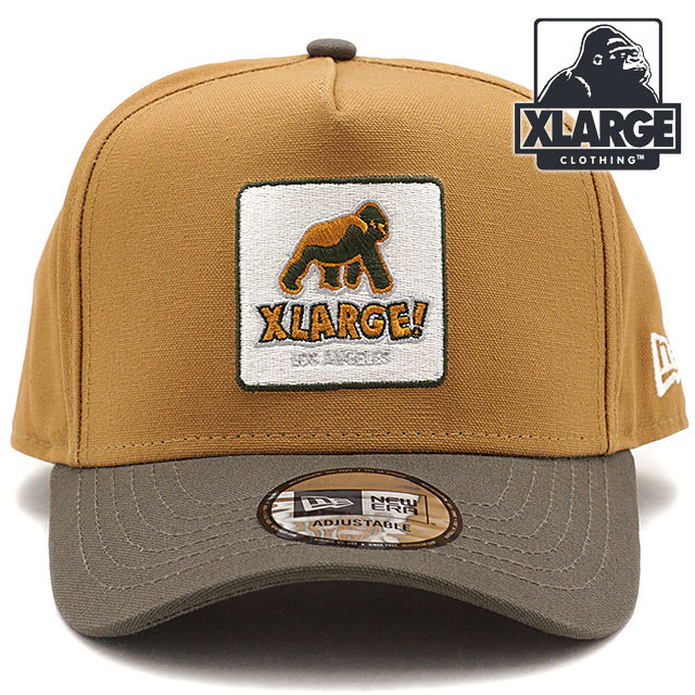 エクストララージ XLARGE ニューエラ ウォーキングエイプキャップ NEWERA WALKING APE CAP 01195002 FW21  X-LARGE 帽子 フリーサイズ コラボ BEIGE ベージュ系