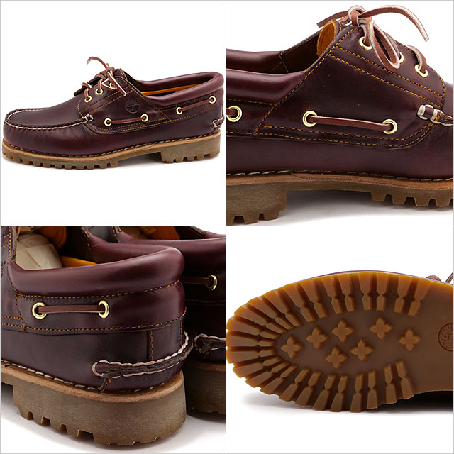 ティンバーランド Timberland デッキシューズ オーセンティック 3アイレット クラシック Authentics 3 Eye Classic  50009 SS22 メンズ バーガンディー系