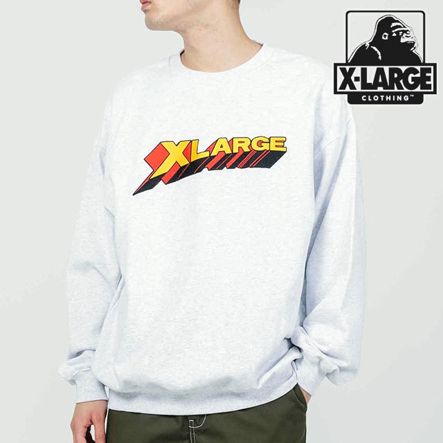 ララージ エクストララージ Crewneck Sweat Fw21 X Large トップス トレーナー Ash 灰 グレー系 ミスチーフ Paypayモール店 通販 Paypayモール Xlarge メンズ クルーネック スウェットシャツ 3d Logo ツやワーク