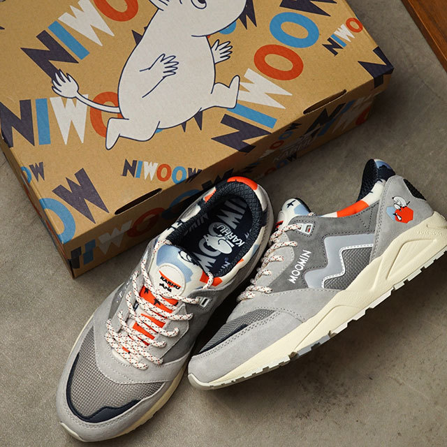 カルフ KARHU アリア ムーミン スニーカー KH803088 SS22 ARIA MOOMIN メンズ・レディース コラボ ドーンブルー  スリート 灰 グレー系