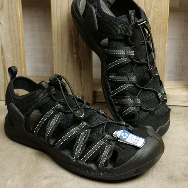 キーン KEEN ドリフト クリーク エイチツー メンズ サンダル 1026122 SS22 M DRIFT CREEK H2 キャンプ  アウトドアシューズ Black Black 黒 ブラック系