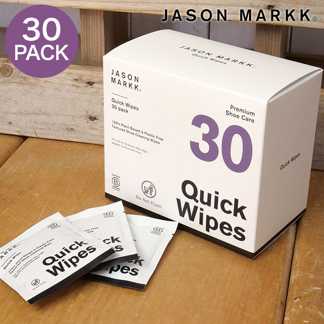 ジェイソンマーク JASON MARKK クイックワイプス 30パック スニーカークリーナー 130310 Quick Wipes 30 Pack 使い捨てクリーナー 汚れ落とし 正規取扱店 | JASONMARKK | 01