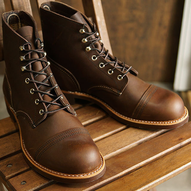 レッドウィング REDWING アイアンレンジャー メンズ ワークブーツ ＃8111 IRON RANGER RED WING Dワイズ アンバー  ハーネス 茶 ブラウン系 :10070875:ミスチーフ - 通販 - Yahoo!ショッピング