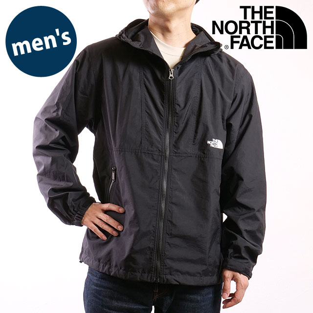 ザ ノースフェイス THE NORTH FACE メンズ コンパクトジャケット NP72230-K SS23 Compact Jacket TNF ナイロンジャケット ブラック 正規取扱店