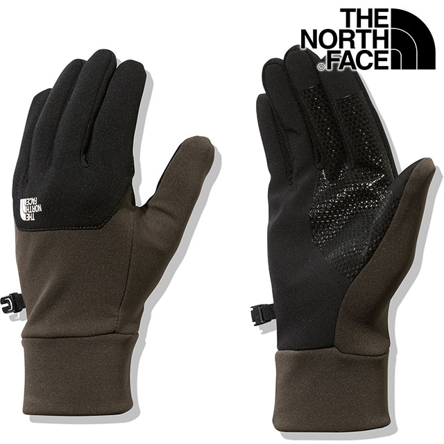 ザ ノースフェイス THE NORTH FACE イーチップグローブ NN62207-NT FW22 Etip Glove TNF アウトドア スマホ対応 フリース手袋 ニュートープグリーン｜mischief