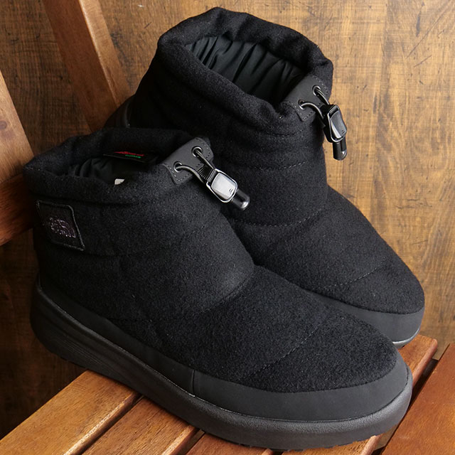 ザ ノースフェイス THE NORTH FACE ヌプシブーティウォータープルーフロゴショート NFW52280-KK FW22 W Nuptse Bootie WP Logo Short TNFブラック