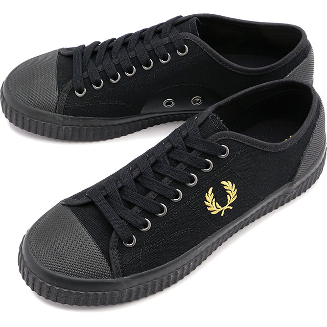 フレッドペリー FREDPERRY スニーカー ヒューズ ロー キャンバス B4365