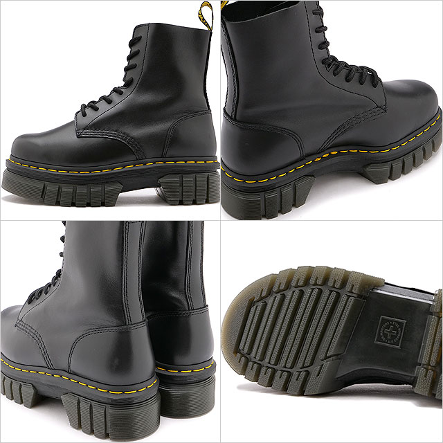 ドクターマーチン Dr.Martens レディース 8ホールブーツ オードリック 8アイレット 27149001 FW22 Audrick 8i Boot Black Nappa Lux 正規取扱店 | Dr.Martens | 02