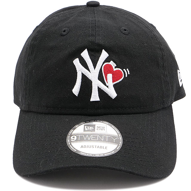 ニューエラ NEWERA キャップ ニューヨーク・ヤンキース ハート 13328412 FW22 9TWENTY WITH HEART  メンズ・レディース 帽子 CAP 黒 ブラック系