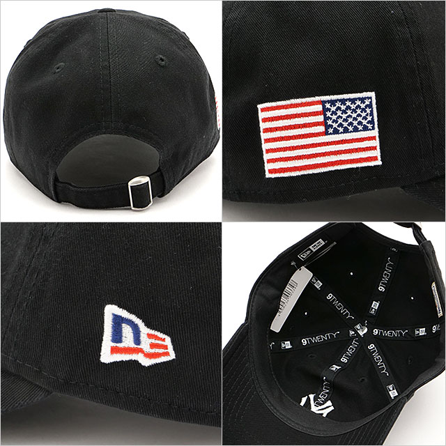 ニューエラ NEWERA キャップ ニューヨーク・ヤンキース 星条旗 13328580 FW22 9TWENTY STAR ＆ STRIPES メンズ・レディース 帽子 CAP 黒 ブラック系｜mischief｜03