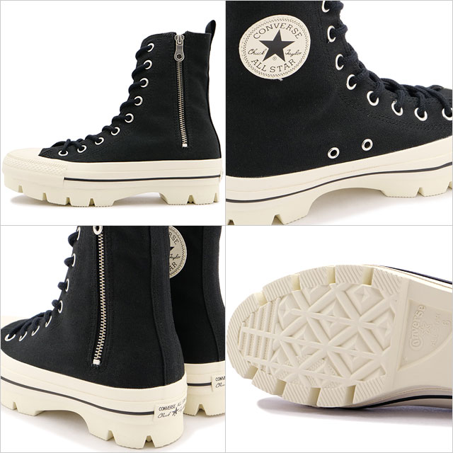 コンバース CONVERSE スニーカー オールスター 100 チャンク Z シンハイ 31307650 HO22 ALL STAR 100  CHUNK Z SHIN-HI メンズ・レディース 撥水素材 ブラック