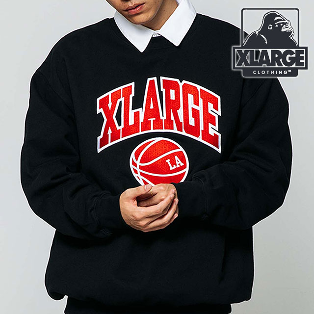 エクストララージ XLARGE メンズ カレッジロゴクルーネックスウェット 101223012003 FW22 COLLEGE LOGO  CREWNECK SWEAT xlarge エックスラージ BLACK :10074380:ミスチーフ - 通販 - Yahoo!ショッピング