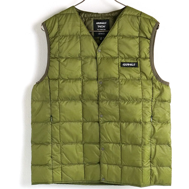 グラミチ GRAMICCI メンズ タイオン×グラミチ インナーダウンベスト G2FU-J083-TG FW22 TAION INNER DOWN  VEST アウター ライトダウン キルティング :10074507:ミスチーフ - 通販 - Yahoo!ショッピング