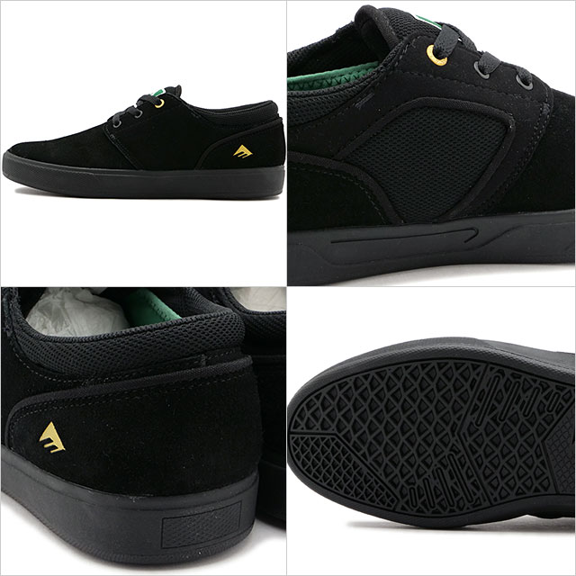 エメリカ EMERICA スニーカー フィギー G6 6102000135 SU23 FIGGY G6 ジャスティン・フェゲロア スケートボーディーングシューズ スケシュー BLACK BLACK | Emerica | 02