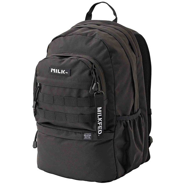 ミルクフェド MILKFED. リュック アクティブ モール バックパック 103224053007 FW22 26L ACTIVE MOLLE BACKPACK 鞄 デイパック 通学 スクールバッグ(9295円)