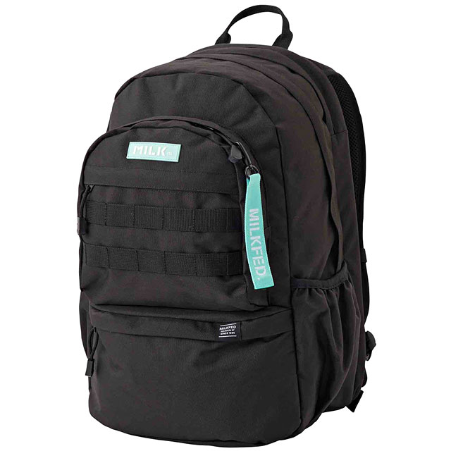 ミルクフェド MILKFED. リュック アクティブ モール バックパック 103224053007 FW22 26L ACTIVE MOLLE BACKPACK 鞄 デイパック 通学 スクールバッグ