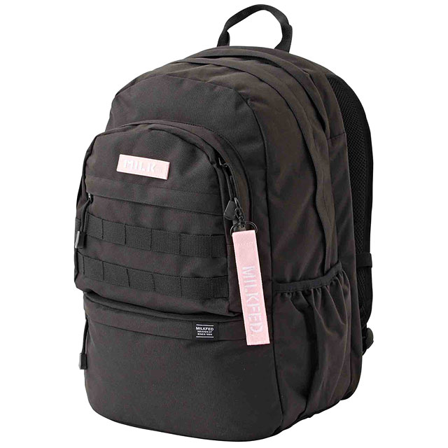 ミルクフェド MILKFED. リュック アクティブ モール バックパック 103224053007 FW22 26L ACTIVE MOLLE  BACKPACK 鞄 デイパック 通学 スクールバッグ