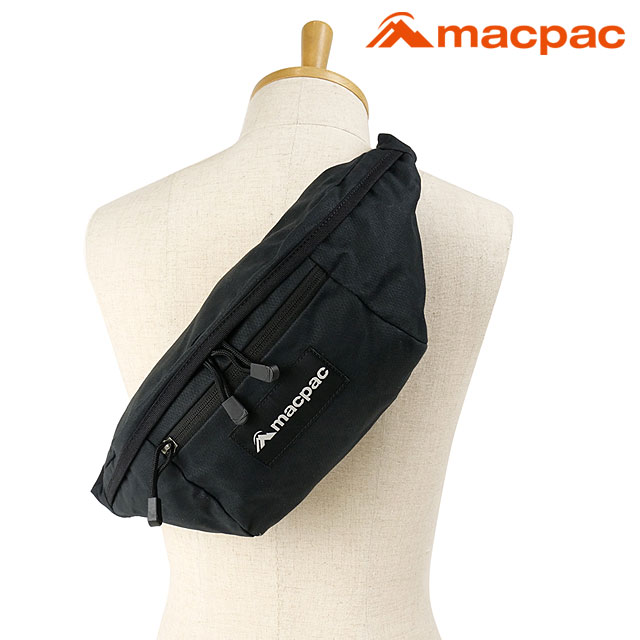 マックパック macpac バンバックL MM72305-K SS23 4.5L BUMBAG L メンズ・レディース 鞄 ウェストバッグ ボディバッグ アウトドア ブラック 正規取扱店 | macpac