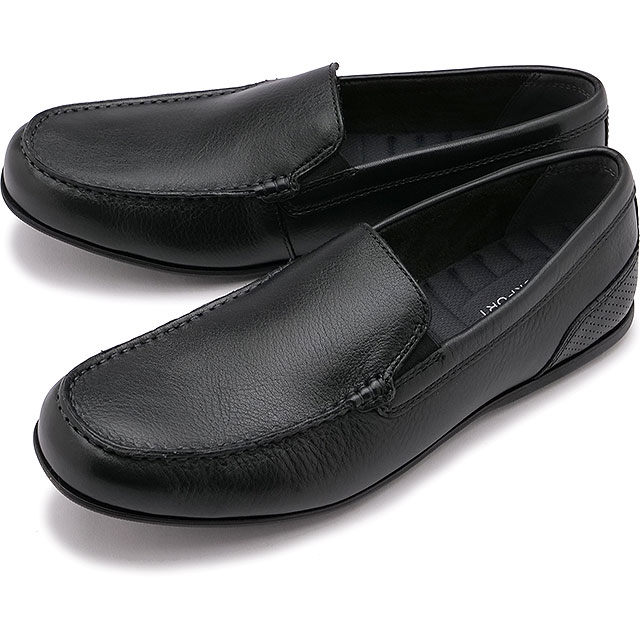 ロックポート ROCKPORT メンズ スリッポン マルコム スリップオン CJ2275W SS23 Malcom Slip On レザーシューズ カジュアル靴 Black 黒 ブラック系