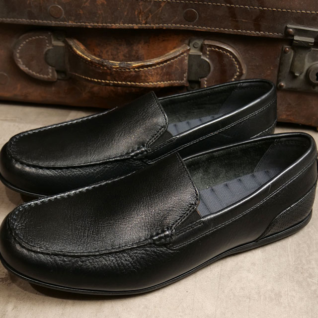 ロックポート ROCKPORT メンズ スリッポン マルコム スリップオン CJ2275W SS23 Malcom Slip On レザーシューズ カジュアル靴 Black 黒 ブラック系｜mischief｜02