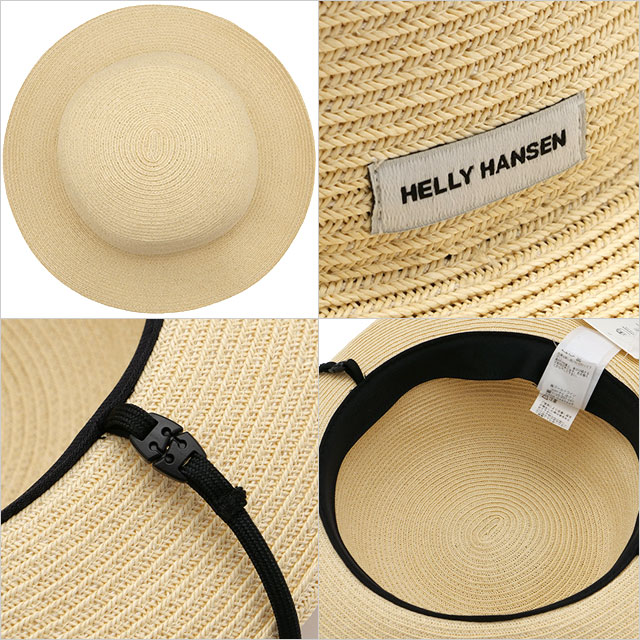 ヘリーハンセン HELLY HANSEN キッズ Kサマーロールハット HCJ92204-IV SS23 K Summer Roll Hat HH 帽子 子供用 UVカット仕様 麦わら帽子 アイボリー｜mischief｜03