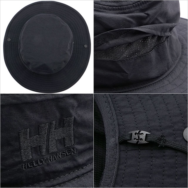 ヘリーハンセン HELLY HANSEN フィールダーハット HC92320-K SS23 Fielder Hat メンズ・レディース HH 帽子 撥水仕様 日よけ ブラック 正規取扱店 | HELLY HANSEN | 02