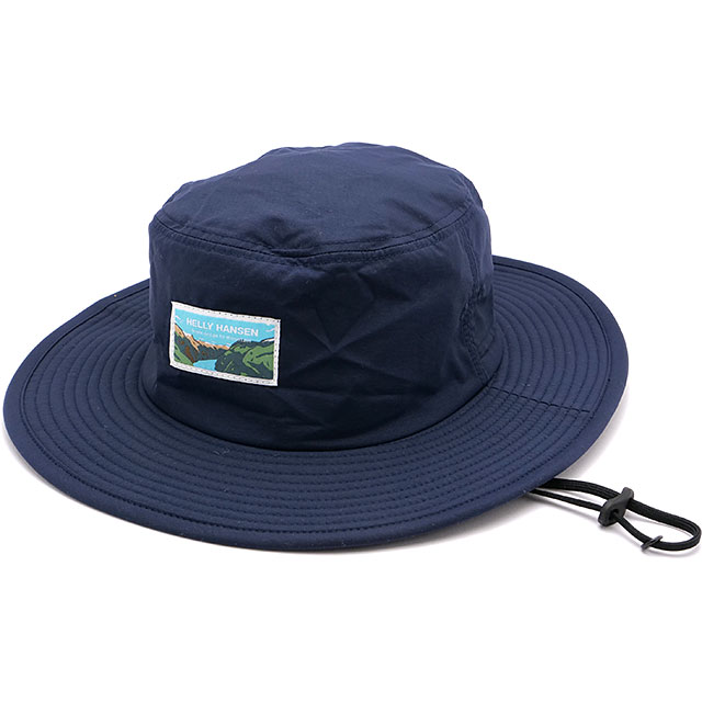 ヘリーハンセン HELLY HANSEN ワッペンフィールダーハット HC92302-DN SS23 Wappen Fielder Hat メンズ・レディース HH 帽子 ディープネイビー