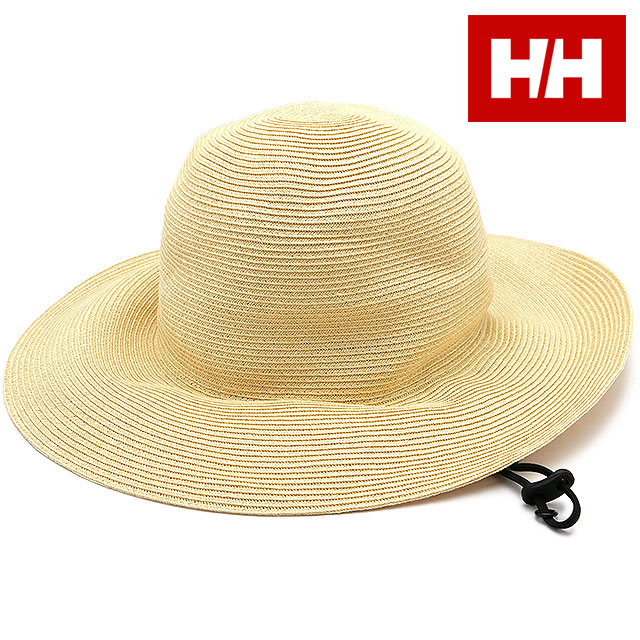 ヘリーハンセン HELLY HANSEN サマーロールハット HC92218-IV Summer Roll Hat メンズ・レディース HH 帽子 UVカット仕様 麦わら帽子 アイボリー｜mischief
