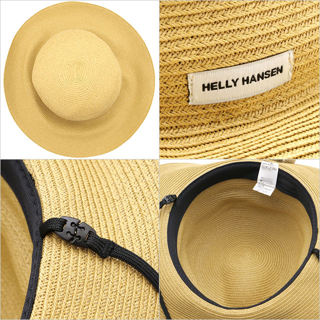 ヘリーハンセン HELLY HANSEN サマーロールハット HC92218-MW Summer Roll Hat メンズ・レディース HH 帽子 UVカット仕様 麦わら帽子 マリンウッド｜mischief｜03