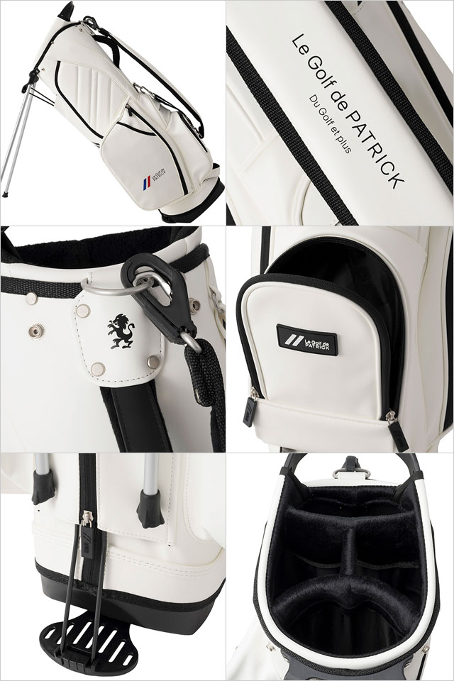 PATRICK golf キャディバッグ　新品未使用 ゴルフ｜キャディバック｜CADDIE BAG（WHT） – PATRICK