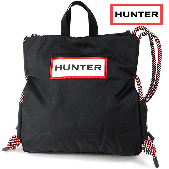 ハンター HUNTER トラベル リップストップ トート UBS1517NRS-RBO TRAVEL RIPSTOP TOTE メンズ・レディース 鞄 トートバッグ black red box logo 正規取扱店 | HUNTER | 01
