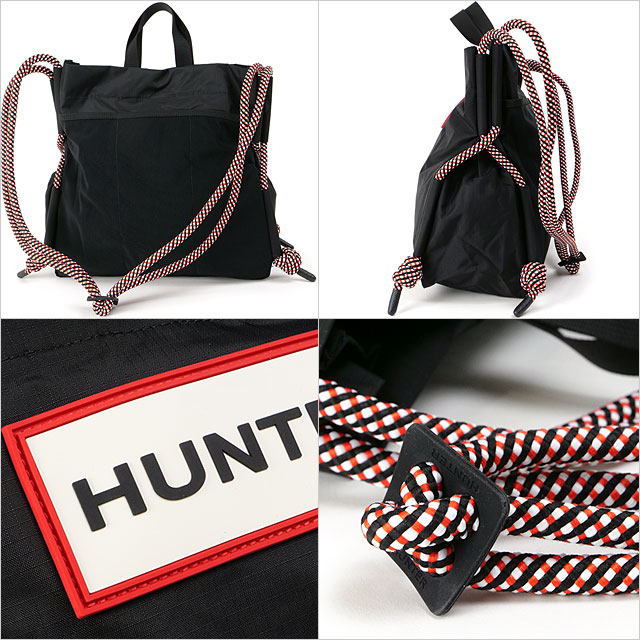 ハンター HUNTER トラベル リップストップ トート UBS1517NRS-RBO TRAVEL RIPSTOP TOTE メンズ・レディース 鞄 トートバッグ black red box logo 正規取扱店 | HUNTER | 02
