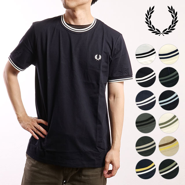 FRED PERRY メンズ半袖Tシャツ、カットソー｜トップス