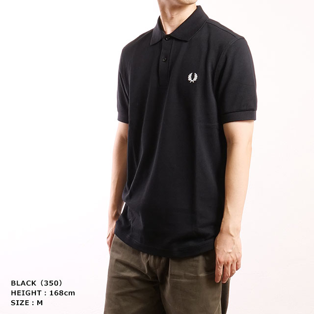 PERRY FRED フレッドペリー M ブラック 半袖ポロシャツ フレッドペリー PERRY FRED 【日本正規品】◎新色追加◎ Twin The トップス